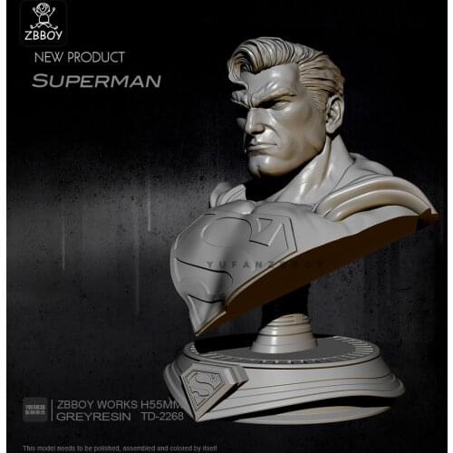 55mm Resin Bust Soldier Figure Model Self-assembled TD-2268