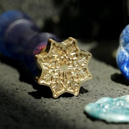 Creative Seal Copper Head Special-Shaped Lacquer Wax Grain Seal Diy Hand Account Three-Dimensional Embossed Seal Handicrafts