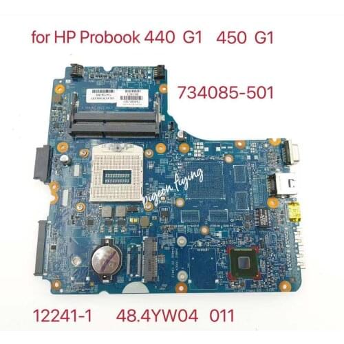 For HP Probook 440 G1 450 G1 Laptop Motherboard 734085-001 734085-501-12241-1 48.4YW04 .011 SR17D 100% Test Ok