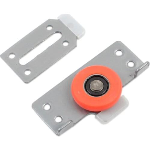 Wardrobe furniture caster Positioning pulley sheave nylon pulley closet drawer filing cabinets pulley sliding door wheel