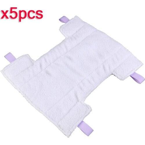 5pcs Washable Mop Cloths Mop Pad for Shark HV300 HV301 HV302 HV305 HV308 HV310 Vacuum Cleaner Reusable Microfiber Cleaning Cloth