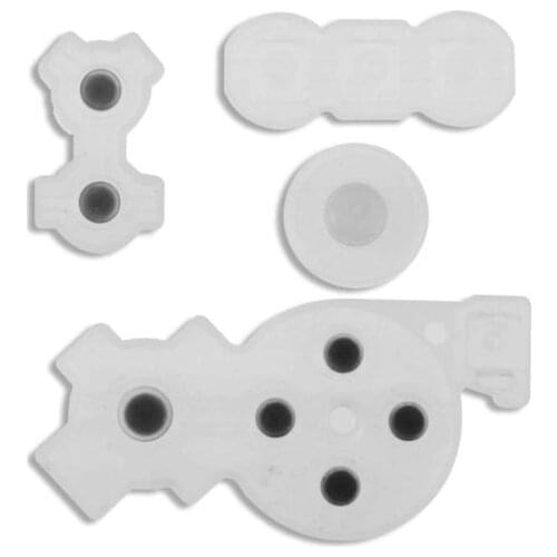 OSTENT 5 x Button Conductive Rubber Contact Pad for Nintendo Wii Remote Controller
