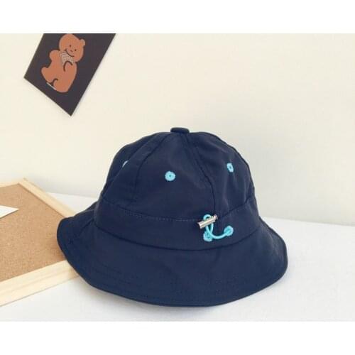 2020 new style Candy color Bucket Hat Fisherman Hat outdoor travel hat Sun Cap Hats for children boys and girls 80