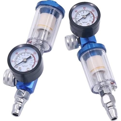 Pressure Regulator Pneumatic Spray Gun Pressure Regulator Filter Airbrush Pneumatic Tools Accessories 0-0.7 mpa Airbrush Filter