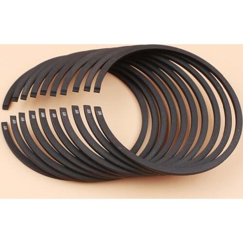 10Pcs/lot Piston Ring For Husqvarna 272 272XP 272K 281 282 285 480 181 Jonsered 2077 2083 Partner 7700 Chainsaw 52mm x 1.5mm