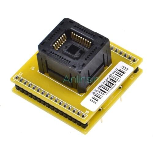 Top Quality Chip programmer PLCC32 adapter socket CNV-PLCC-EP1M32 0324-309 with Board for BIOS PLCC32