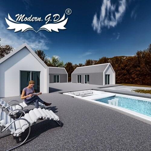 Prefab dome house and Geodesic building prefabricated for vacation（32.4square meters