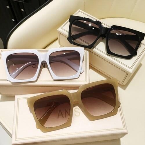 MS 2020 New Women Sunglasses Plus UV400 Brand Designer High Quality Gradient Sun Glasses Female oculos With Box