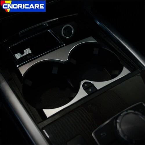 Car Styling Center Console Water Cup Holder Sequins For Mercedes Benz E Class W212 2012-15 Cigarette Lighter Trim Sticker
