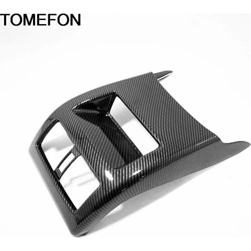 TOMEFON For Nissan Altima Teana 2019 Car Rear Armrest Air Condition Vent AC Outlet Panel USB Cover Trim Interior Accessories ABS