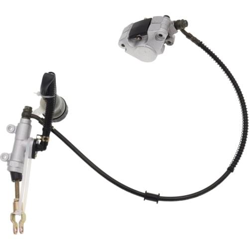 Rear Disc Brake Master Assembly Hydraulic Caliper Fits for 150cc 200cc 250cc PIT PRO TaoTao Trail Dirt Quad Bike ATV