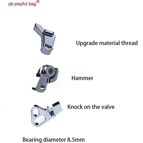 Outdoor tactical toy P1 exposure upgrade material hammer set water bomb refit G17 consumable parts CNC strengthen aircraft head