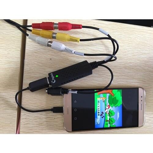 Android Phone USB Capture Card VHS To DVD Video Capture Converter For Mac OS Linux Win7 8 XP Vista Capture Adaptor Converter