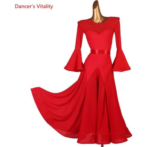 Ballroom Dance Dress for Women Tango Dancing Clothes Long Skirt Customes Adult Child Ballroom Professional Performance Clothing