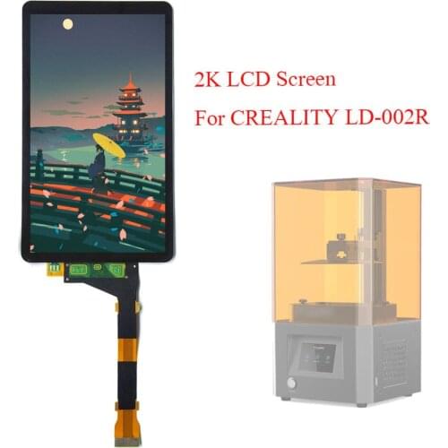 2K LCD Screen For LD-002R 3D Printer 5.5 inch CREALITY LD-002R LS055R1SX04 LCD Screen With Glass Protector Film No Backlight