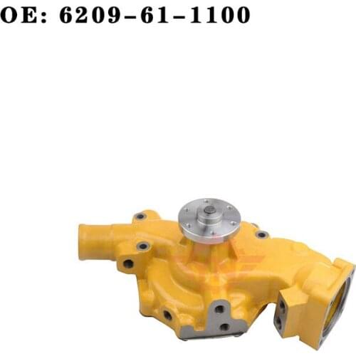 Brand new high quality excavator parts suitable for Komatsu PC200-6/6D95 water pump OE: 6209-61-1100 Made in China