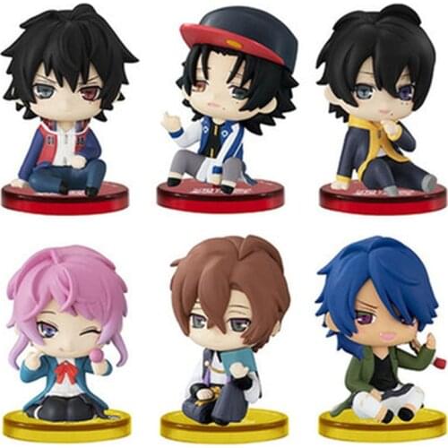 BANDAI Anime Hypnosis Microphone Yamada Jiro Yamada Saburo Arisugawa Dice Busujima Mason Rio Yumeno Gentaro Model Toy Figures