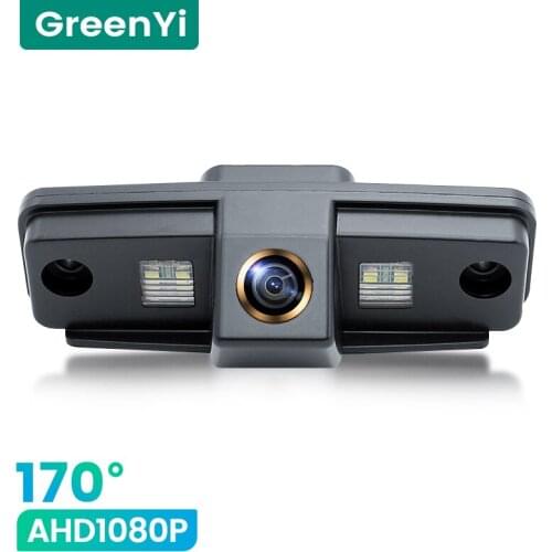 GreenYi 1080P HD 170° Car Rear View Camera For Subaru Forester Outback Impreza Sedan Reverse Reversing 4 pin Vehicle Parking AHD