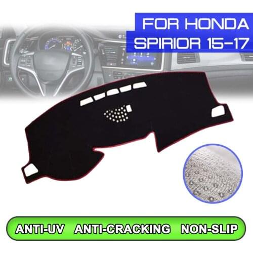 Car Dashboard Mat Anti-dirty Non-slip Dash Cover Mat UV Protection Shade Sticker for Honda SPIRIOR 2015 2016 2017