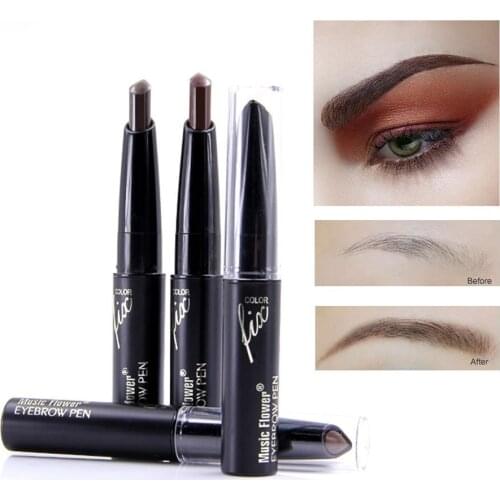 New 4- Color Fixed Waterproof Anti Sweat Drop Eyebrow Cream Advanced Female Eye Makeup Tool