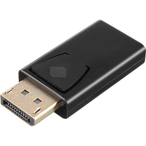 MAYITR Display Port DP Male To Female Adapter Black High Quality Dp To HDMI-compatible Converter For HDTV PC