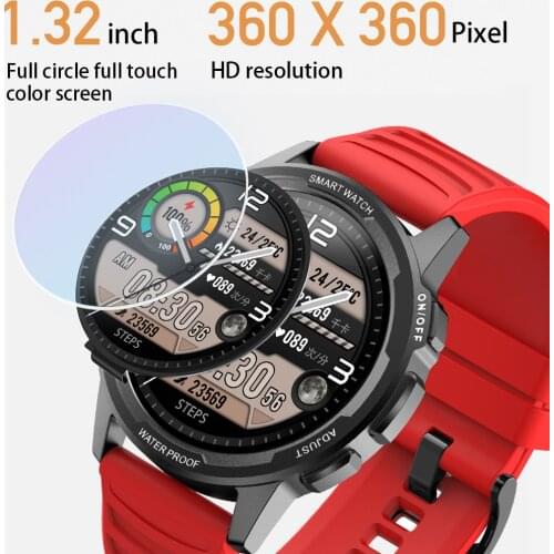 360*360 HD Big Screen X28 Smart Watch Men IP68 Waterproof Sports Fitness Activity Tracker Smartwatch for IOS Android