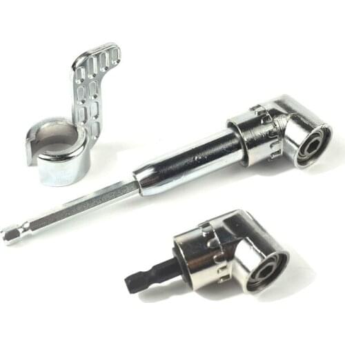 105 Degree Angle Screwdriver Set Holder Adapter Adjustable Bits Nozzles Angle Screw Driver Tool 1/4" Inch Magnetic Angle Driver