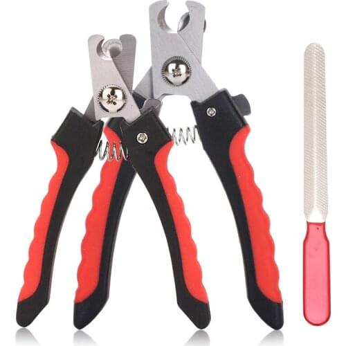 Stainless Steel Grooming Scissors Clippers Dog Nail Clipper Cutter Professional Pet Nail Grinder Animal Scissor Nails Cutter