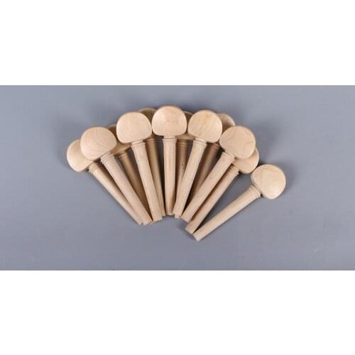 One set 4 pcs 4/4 cello maple tailpiece pegs cello Peg Fiddler Fittings violin peg viola peg