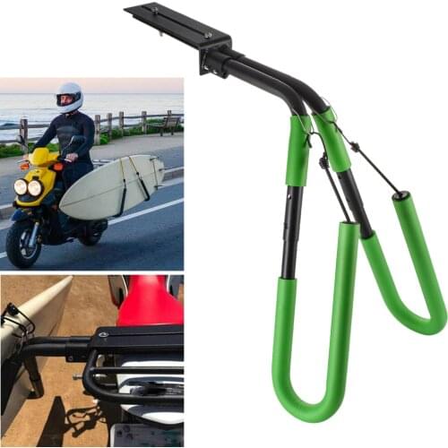Bike Motorcycle Surfboard Rack Holder Portable Adjustable Motor Bike Side Carrier Surf Rack Wakeboard Wind Surfboard Carrier