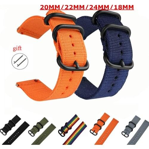 22mm 20mm Strap For Samsung Gear S3 Frontier Galaxy watch3 Band huawei watch gt 2/2e S2 gear Active 2 18/24/20/20 mm watch band