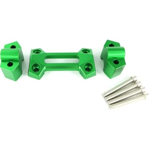 Handlebar Riser Upper Clamp Kit For KAWASAKI Z250 2013 2014 2015 2016 2017 2018 2019 2020 Z300 2015-2020 Z800 2013-2016 Green