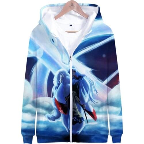 Inuyasha 3D Zipper hoody men/women 2020 Hot Fashion classic Print sweatshirts Anime Inuyasha 3D hoodies casual coats top