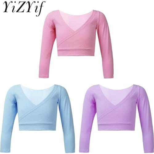 Girls Ballet Sweaters Kids Soft Cotton Leotards Coat High Waist Knitted Cardigan Sweater For Kids Outwear Top