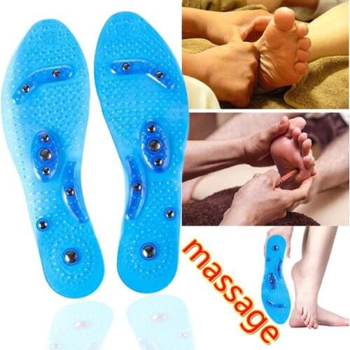 Unisex Insole Silicone Magnetic Massage Insoles Pads Orthotic Fatigue Care Foot Sport Shoe Arch Pad Gel Relieve Insoles W4S7
