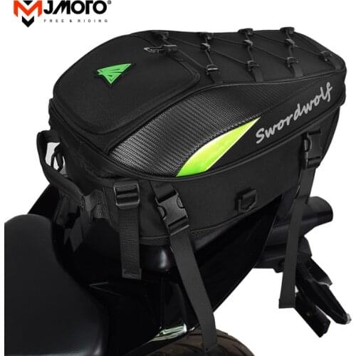 Motorcycle Backpack Waterproof Motocross Tail Bag Motorcycle Suitcase Moto Back Seat Bag Motorbike Helmet Backpack Mochila Moto