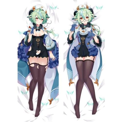 2021 Game Genshin Impact Sucrose Dakimakura Hugging Body Pillow Case Pillow Cover Home Bedding Decorative Gifts