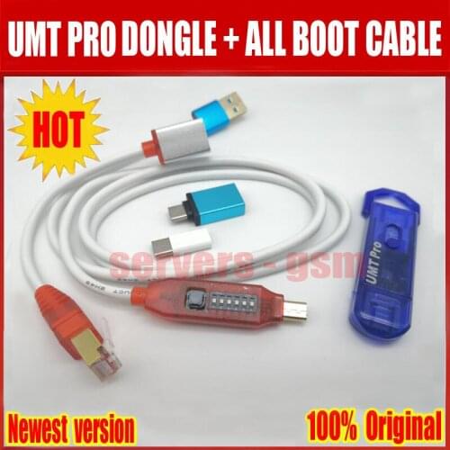 Newest Original UMT Pro Dongle ( UMT+Avb function 2in1 )+MUF ALL Boot Cable ForSamsung&ZTE&Haier& Free Shippin