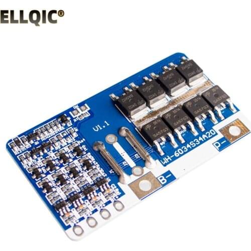 4S 20A 14.8V li-ion BMS PCM battery protection board bms pcm for lithium LicoO2 Limn2O4 18650 li battery