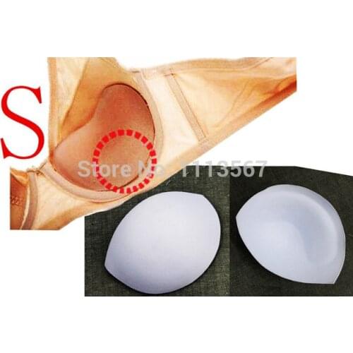 5set White Sewing In Bra Cups Soft Thick Foam Size S 16.5 x 13.2cm Bra Pads For Bikini Pads Insert Bra Accessories WB50