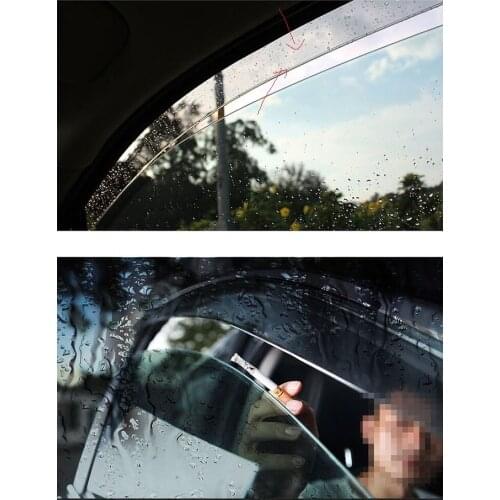 ACCESSORIES SET FIT FOR 2014 2015 2016 NISSAN QASHQAI SIDE WINDOW RAIN DEFLECTORS GUARD VISOR WEATHERSHIELDS DOOR SHADE WEATHER