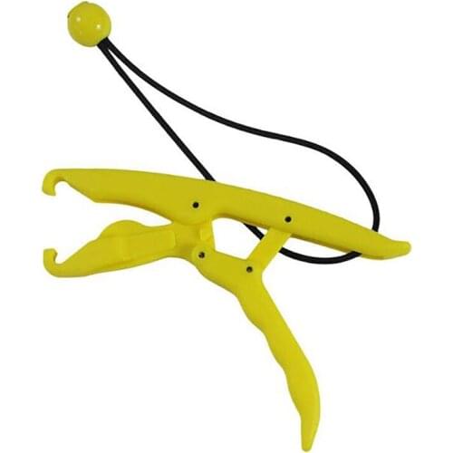Fishing Pliers Gripper Fish Clamp With Lock Switch Tightening Clamp Body Spring Lanyard Holder Gripper Controller Tools 1 Pc