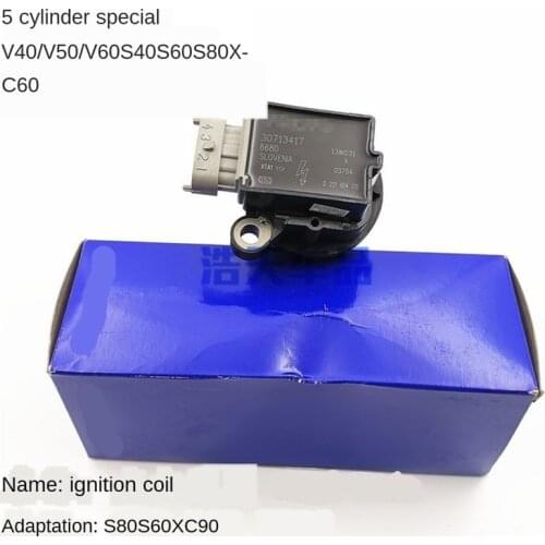 For Volvo XC60 XC90 S80L S60 S40 V60 V40 C30 Ignition Coil High Voltage Package Five Cylinders