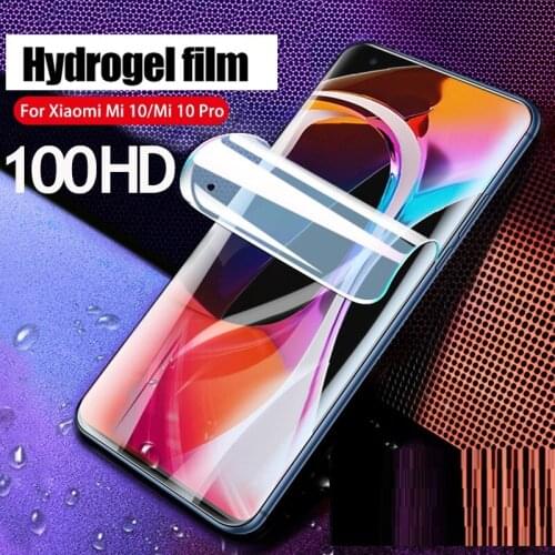 Hydrogel Film For Mi 10 Lite 5g MI 10 PRO Screen Protector Xiaomi Mi note 10 Lite glass Protective Film mi 10pro global Not Glas