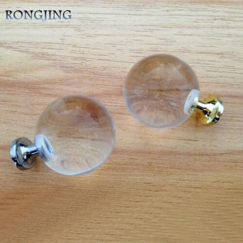 Crystal Cabinet Drawer Knobs Furniture Kitchen Cabinet Knob Glass Cupboard Wardrobe Handle Closet Pulls