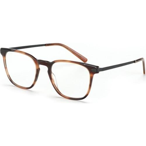 KJDCHD Prescription Eyeglasses Frames For Men and Women Retro Round Wood Grain Optical Glasses Frame with Clear Lens