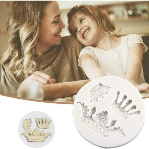 New Diy Crown Cake Mold Fondant Cake Candy Silicone Molds Creative Diy Chocolate Mold Cake Decorating Tools