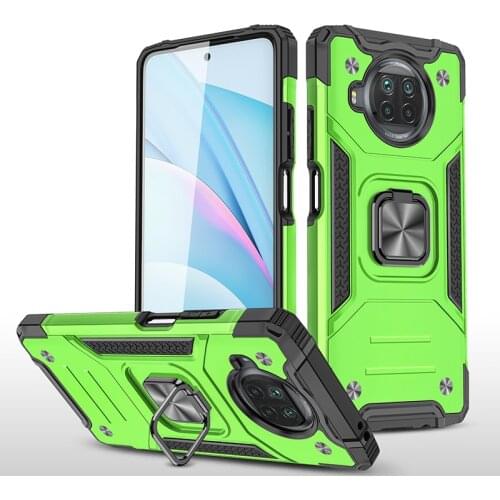 For Xiaomi Mi 10T Lite Armor Shockproof Case for Xiaomi Mi 10 T Lite Metal Ring Holder Magnet Case Cover Mi 10T Light