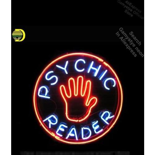 Psychic Reader Neon Sign neon bulb Sign Real Glass Tube neon lights Recreation club Pub Iconic Sign Neon Window Lights Nail Sign