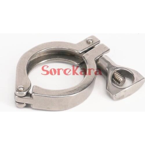 1.5" TrI Clamp fit 50.5mm Ferrule O/D 304 Stainless Steel Tri Clamp Sanitary Fitting for home Brewing